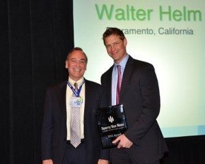 Walter Helm, 2012 Humanitarian of the Year with SVNIC President & CEO, Kevin Maggiacomo